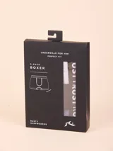 Pack de tres bóxers Rusty con cintura elástica y logo de la marca.