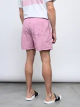 Short de baño negro de nylon con logo de Umbro estampado en gris.