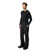 Pantalón de esquí Columbia Titanium modelo Cirque Bowl Pant, color negro, con tirantes elásticos ajustables, costuras selladas y tecnología Omni-Tech y Omni-Heat.