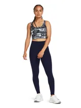 Calza deportiva de tiro alto en color azul marino, confeccionada en tejido de punto elástico de alto rendimiento. Cuenta con bolsillos laterales funcionales y diseño ergonómico para mayor comodidad y sujeción durante el entrenamiento.