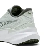 Championes Puma MaxStride Lite, color verde agua con detalles en gris y suela blanca, ideales para running y training.