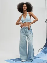 JEAN DUNA WIDE LEG
