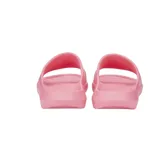 Ojotas Puma modelo Divecat V2, color rosado, con diseño de banda ancha y logo de la marca en blanco.