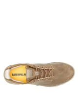 Sneakers Caterpillar modelo Hex Lite Leather, color marrón, con cordones, suela de EVA y detalles de la marca en el lateral.