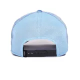 Gorra de béisbol Goorin Bros confeccionada en tejido de terciopelo color azul, con visera curva y diseño minimalista sin parches ni estampados.
