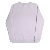 Buzo Vans de cuello redondo, color lila con el logo clásico de la marca estampado en azul en el pecho.