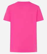 Remera básica de cuello redondo y manga corta, confeccionada en algodón peruano de alta calidad. Presenta un diseño liso y versátil, ideal para uso diario.