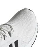 Championes urbanos Adidas modelo X_PLR, color blanco con las icónicas tres tiras laterales en negro y detalle en el talón. Presentan un diseño de malla transpirable, cierre de cordones y suela de goma para mayor comodidad.