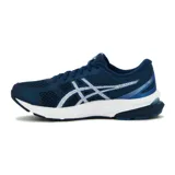 Championes de running Asics modelo Gel-Nagoya 4, color azul marino con detalles en blanco y celeste, con suela amortiguada.