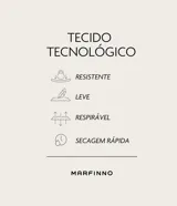 Remera masculina Marfinno de corte slim, color negro, con cuello redondo, manga corta y tejido texturizado.