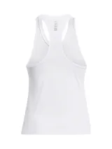 Musculosa deportiva Under Armour de corte atlético, con diseño de espalda deportiva y dobladillo superpuesto para mayor ventilación. Confeccionada en tejido ligero y transpirable con tecnología de secado rápido.