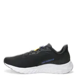 Championes New Balance Fresh Foam Arishi V4, color negro con detalles en blanco, azul y naranja.