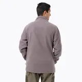 Buzo polar de hombre con media cremallera, confeccionado en microfleece suave. Presenta un diseño de cuello alto, bolsillo frontal con cierre y panel de contraste en nylon ripstop en el pecho con logo de la marca. Cuenta con mangas largas y terminaciones elásticas para un mejor ajuste.