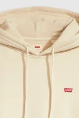 Buzo con capucha Levi's de corte estándar, confeccionado en algodón, con bolsillo tipo canguro frontal y logo pequeño bordado en el pecho.