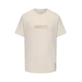 Camiseta color crema de corte clásico con el logo de Hurley estampado en el pecho.