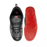 Championes eS Two Nine 8, color negro con detalles en rojo.