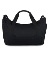 Bolso deportivo tipo duffel de la marca Jansport, color bordó, con doble asa de mano y correa ajustable para hombro. Cuenta con cierre principal, bolsillo frontal con cierre y logo de la marca aplicado.