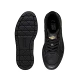 Championes Puma Karmen II Idol, color blanco con detalles en negro. Con plataforma de goma texturizada, cubierta de cuero y plantilla SoftFoam+.