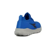Championes deportivos Diadora Running Indigo, color azul con detalles en negro y suela gris.