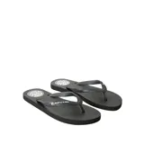 Ojotas Rip Curl Icons Of Surf Bloom Open Toe, color negro con tiras de diseño clásico y logo de la marca en relieve.