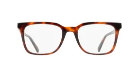 Anteojos de receta Ferragamo modelo 3067, con armazón de acetato en estampado carey y forma rectangular.