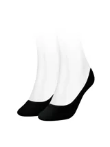 Pack de dos pares de medias invisibles negras.