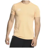 Remera de hombre Umbro modelo Arrow, color naranja melange, con cuello redondo, mangas cortas y logo de la marca estampado en el pecho.