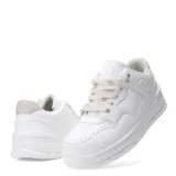 Championes urbanos Miss Carol modelo Harpers, color blanco con detalles en rosa.