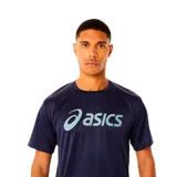 Remera Asics de hombre color negro con logo estampado en el pecho.