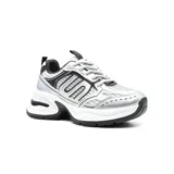Championes deportivos American Sport Rike, color blanco con detalles en rosa y dorado.