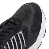 Championes urbanos Adidas modelo Crazy Chaos 2000, color negro con detalles en blanco. Presentan una combinación de malla y material sintético, con las icónicas tres tiras laterales y entresuela con tecnología Cloudfoam para mayor amortiguación.