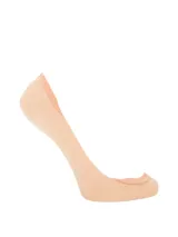 Medias invisibles Hush Puppies color beige, de corte bajo ideales para usar con zapatillas y mocasines.