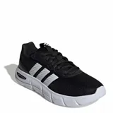 Championes Adidas Cloudfoam Flex de mujer, color negro con las tres tiras clásicas en los laterales en color blanco, y entresuela amortiguada blanca.