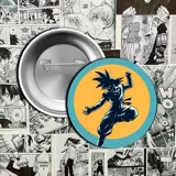 Pin metálico con imagen de Gohan Super Saiyan.