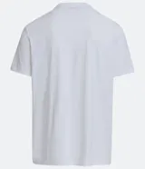 Remera marrón de algodón pima, corte comfort, cuello redondo y manga corta.