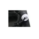 Cuerda de entrenamiento Nike color negro con mangos ergonómicos.