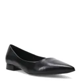 Zapatos de vestir Bottero con punta fina y taco bajo cuadrado, confeccionados en cuero negro.