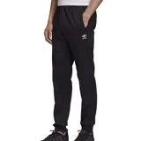 Pantalón de jogging negro Adidas Originals con logo del trifolio bordado en blanco.