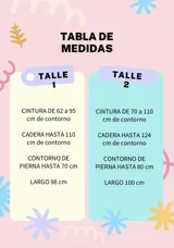 Pantalón tipo palazzo de corte amplio y tiro alto con cintura elástica. Presenta un estampado colorido de hojas sobre fondo rosado.