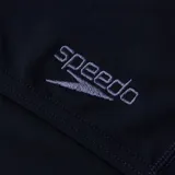 Calza de natación Speedo Jammer Eco Medalist para hombre, color azul marino. Fabricada con tejido Eco Endurance+ resistente al cloro y de secado rápido.