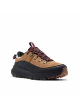 Championes Columbia modelo Terrastride Bc Omni-Grip para hombre, combinando tonos marrón, negro y bordó. Confeccionados con una mezcla de gamuza y tejido, presentan suela de caucho y diseño pensado para actividades al aire libre.