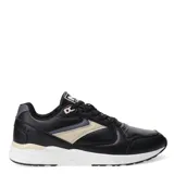 Championes urbanos N+ Alberca color beige con detalles en marrón y naranja.